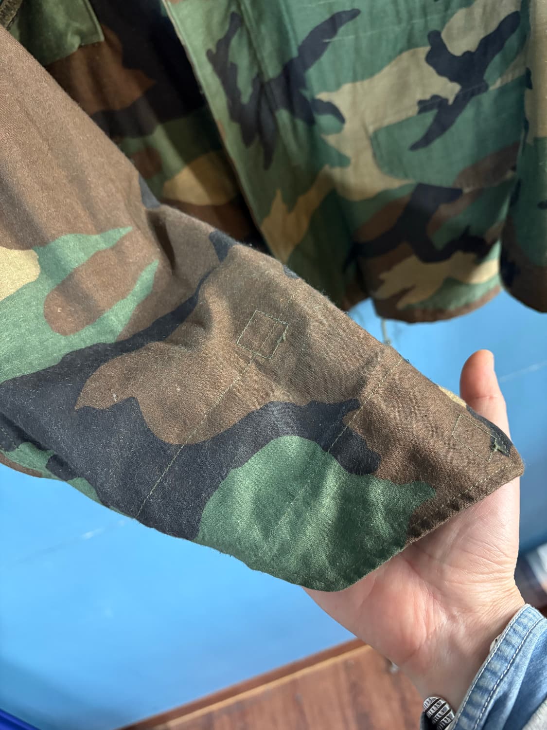 80‘s U.S Army Woodland Camo M-65 Field  상품이미지4