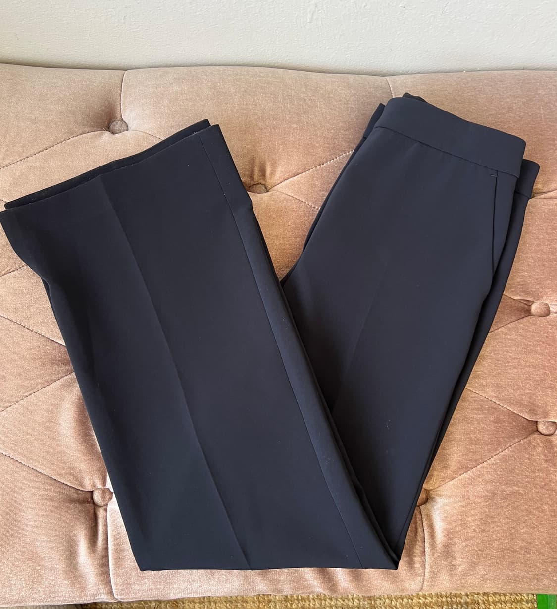 마인 여성 블랙 세미부츠컷 슬랙스 정장팬츠 상품이미지1