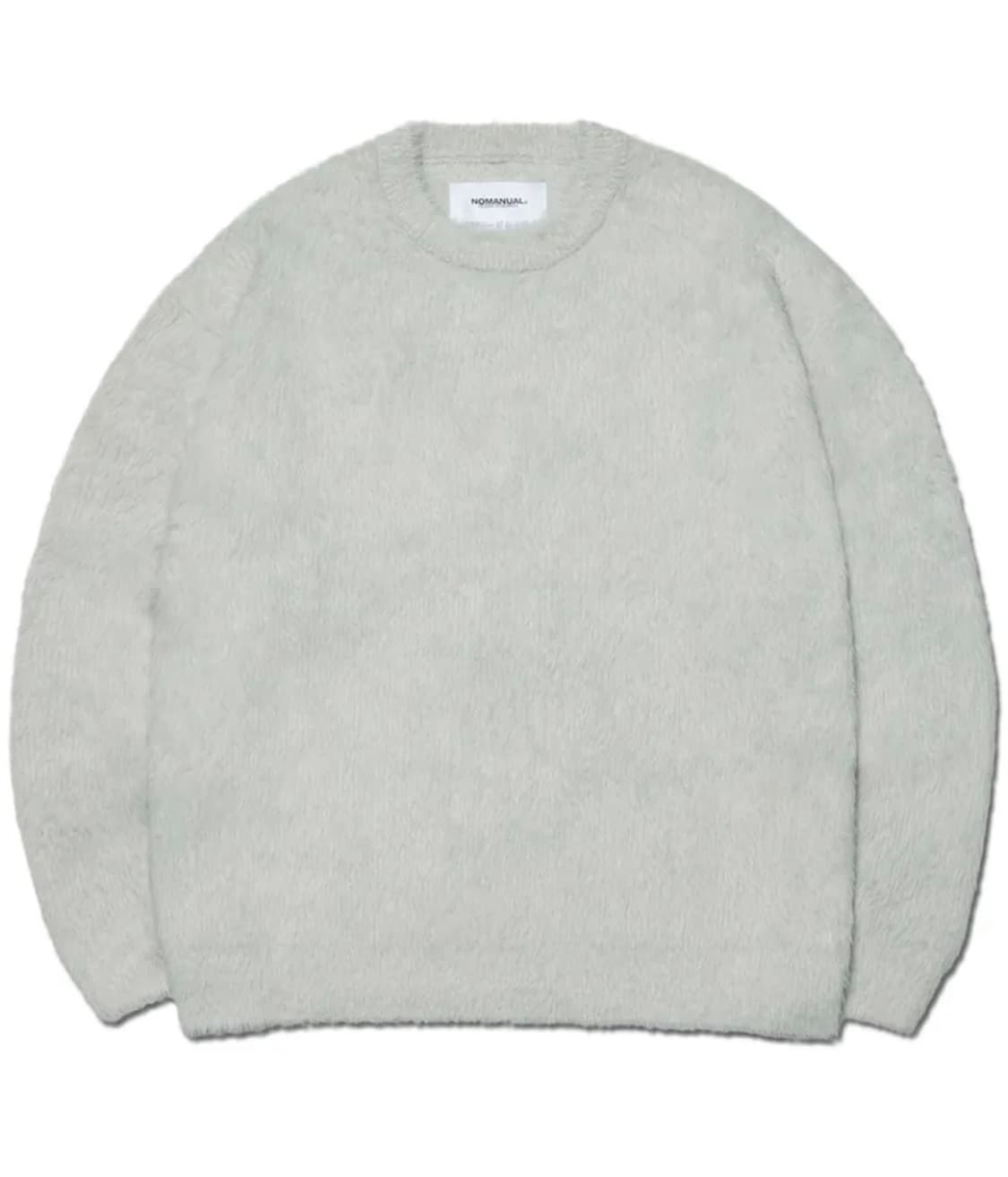 노매뉴얼 헤어리 니트 FUZZ HAIRY KNIT SEAFOAM 상품이미지1