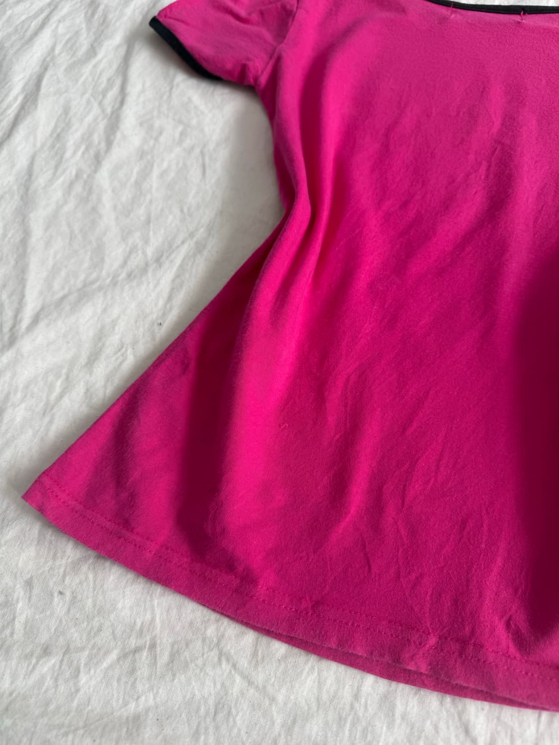 하이틴 y2k 00’s 딱붙 반팔 상품이미지5