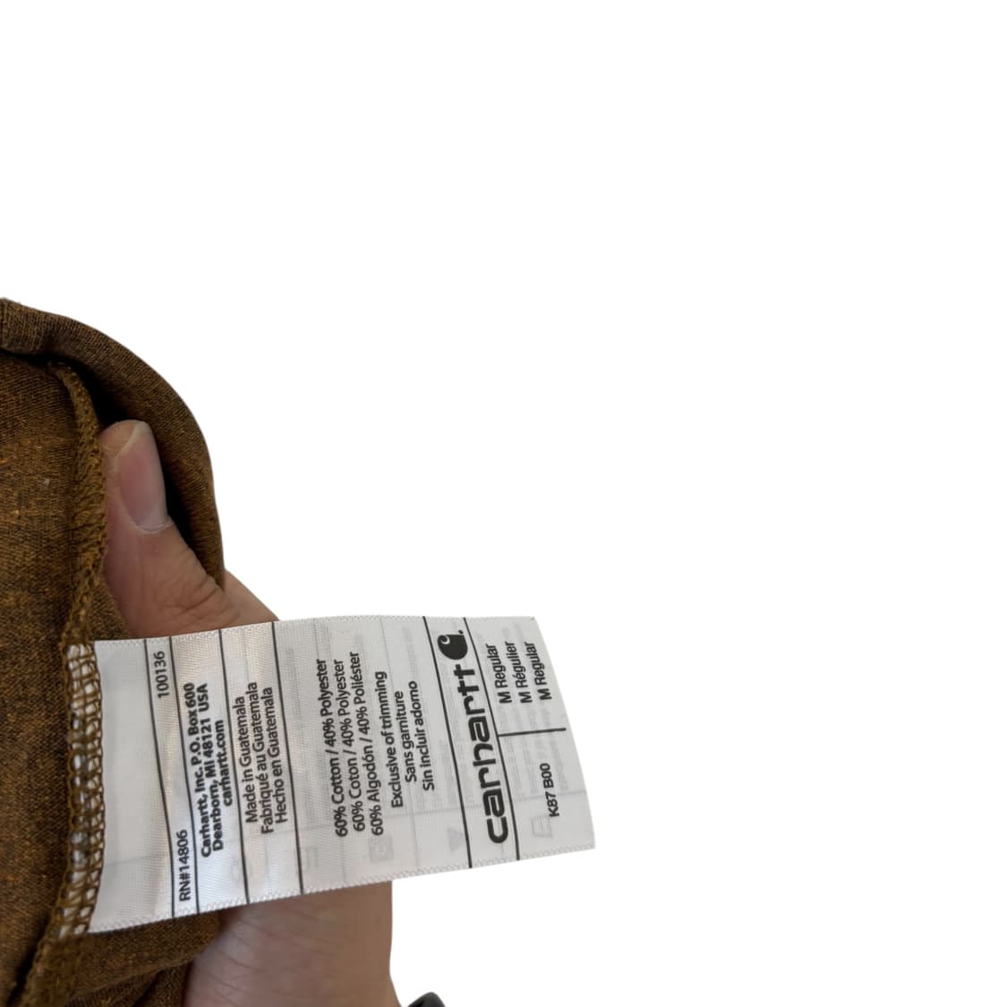 칼하트 오리지널 핏 반팔티 상품이미지4