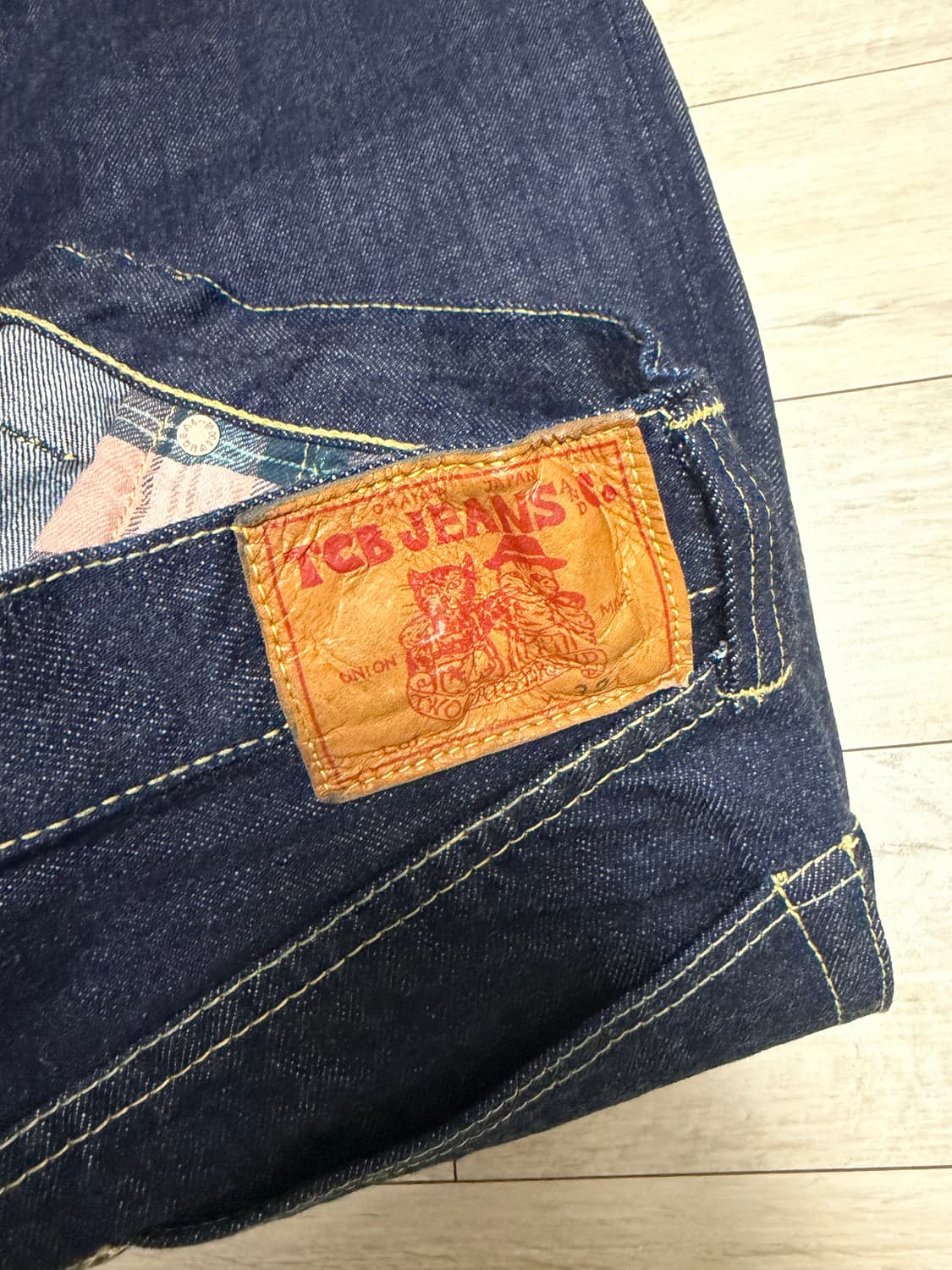 Tcb jeans late 40s 원워시 데님 새제품 32인치 상품이미지3