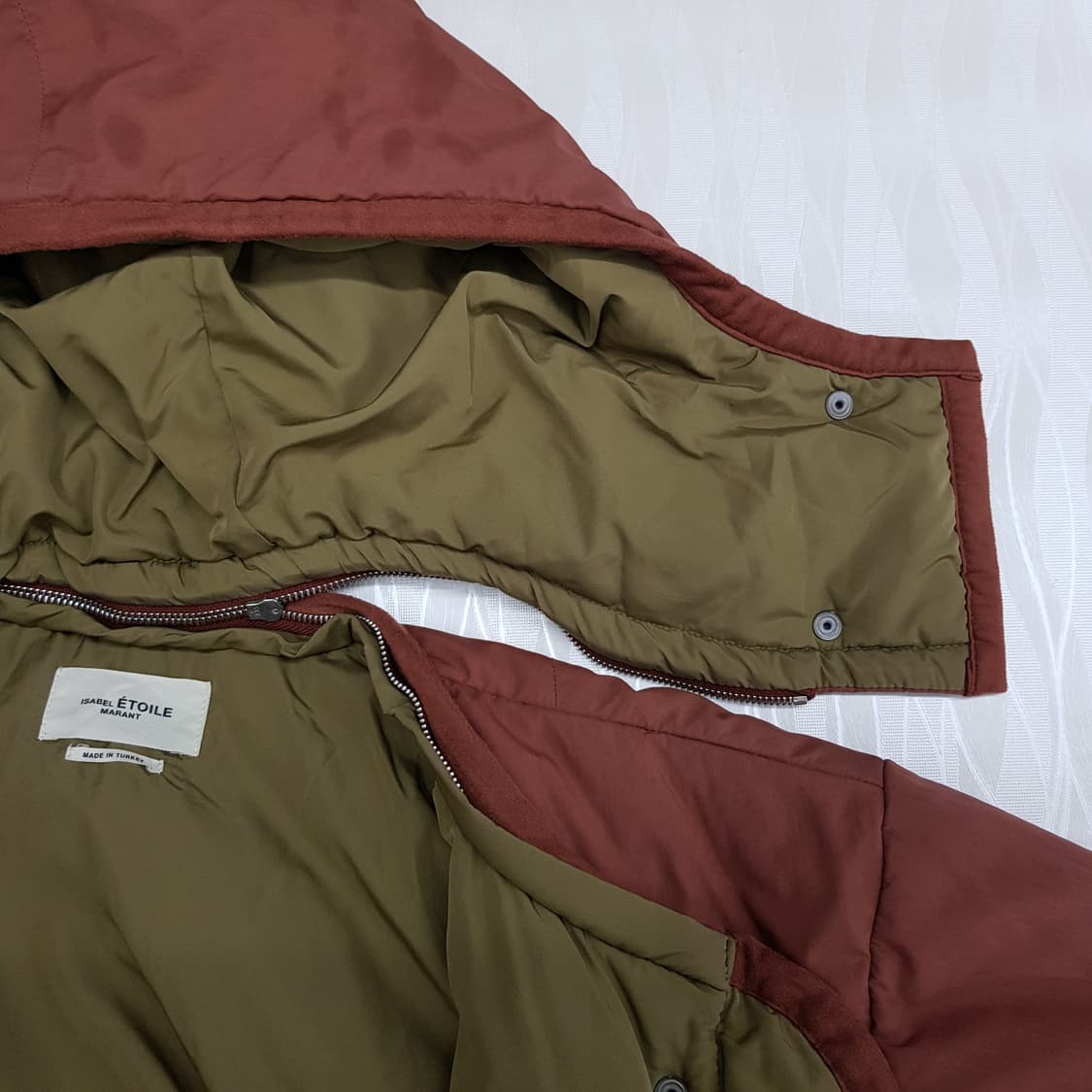 이자벨마랑 테라코타 벨티드 후드 패딩  36사이즈 상품이미지7