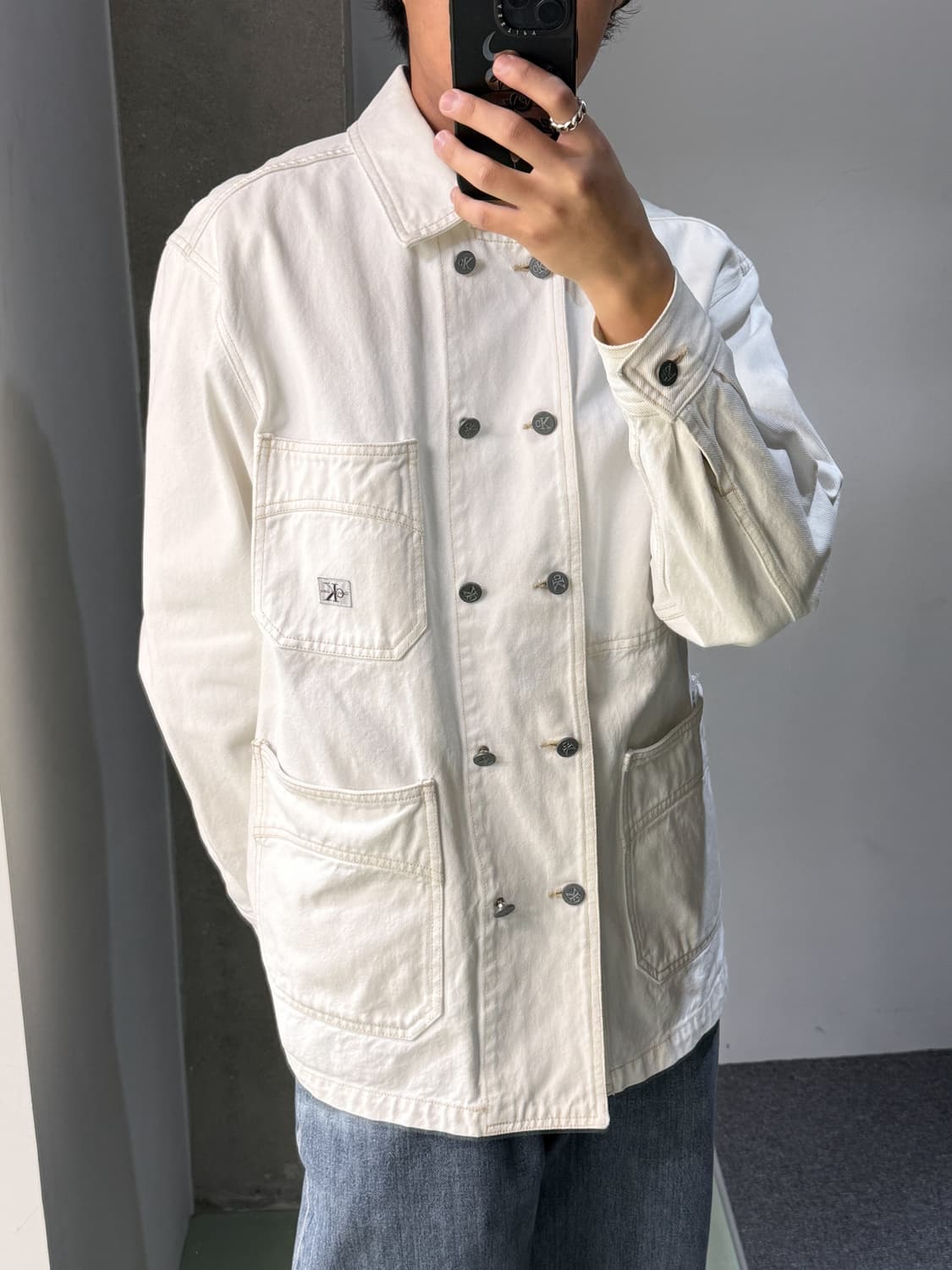 캘빈클라인진스 90s 데님 초어 쉐프 자켓 상품이미지1
