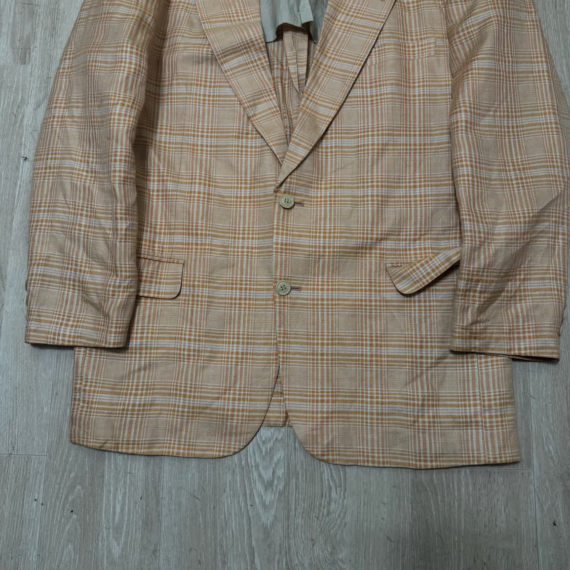 TOMA 남성 체크 정장 자켓 LL  상품이미지3