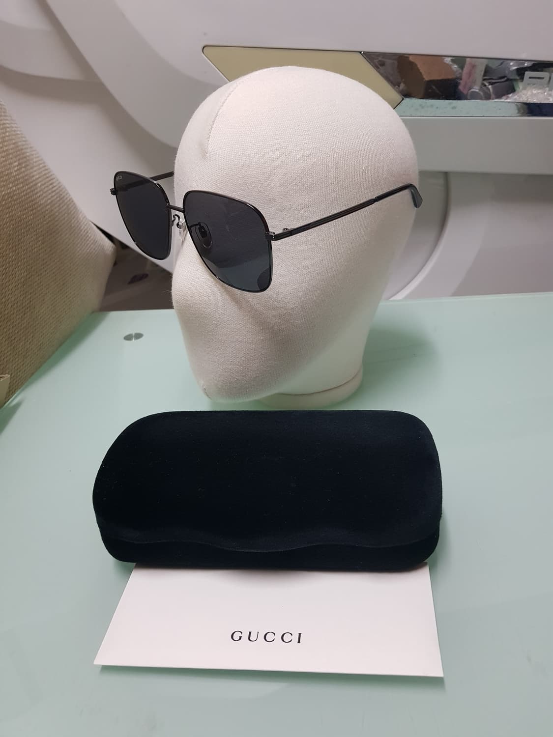 구찌 오버핏레드그린 레터링선글라스(새상품 정품풀구성) 상품이미지6