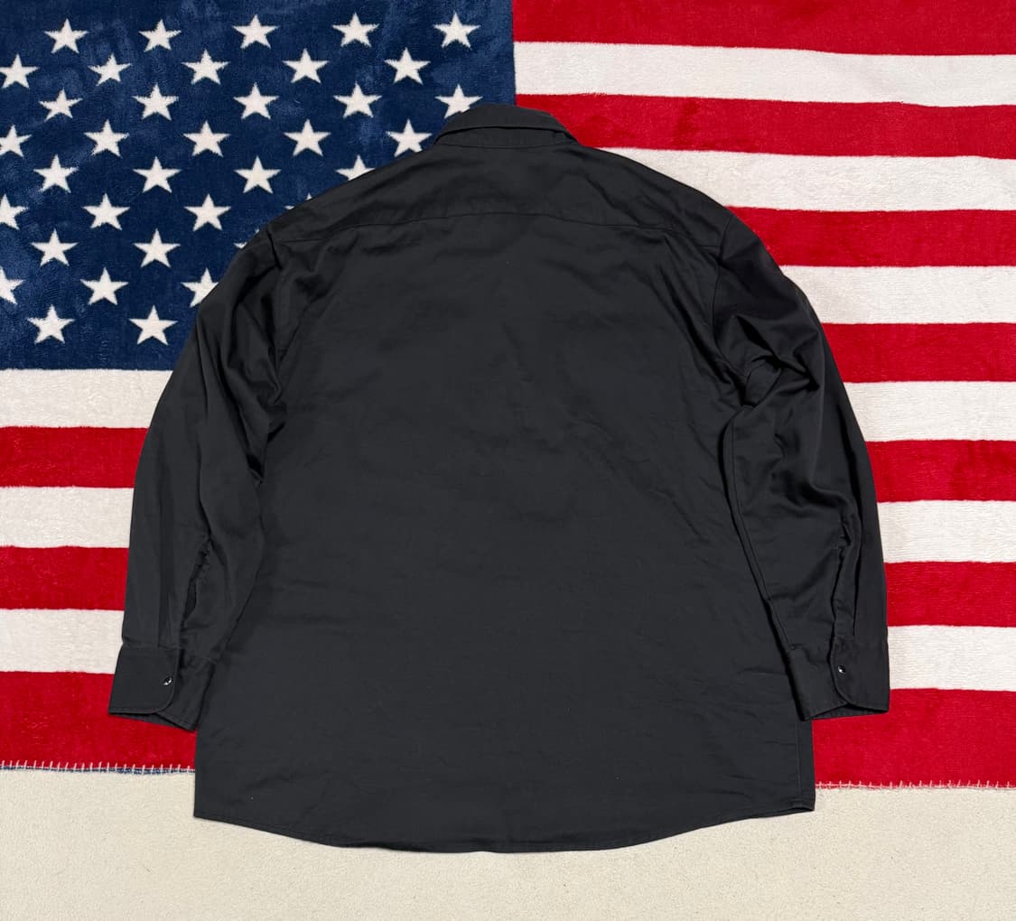 Dickies 디키즈 블랙 워크셔츠 스냅버튼 루즈핏 빈티지 [XL] 상품이미지9