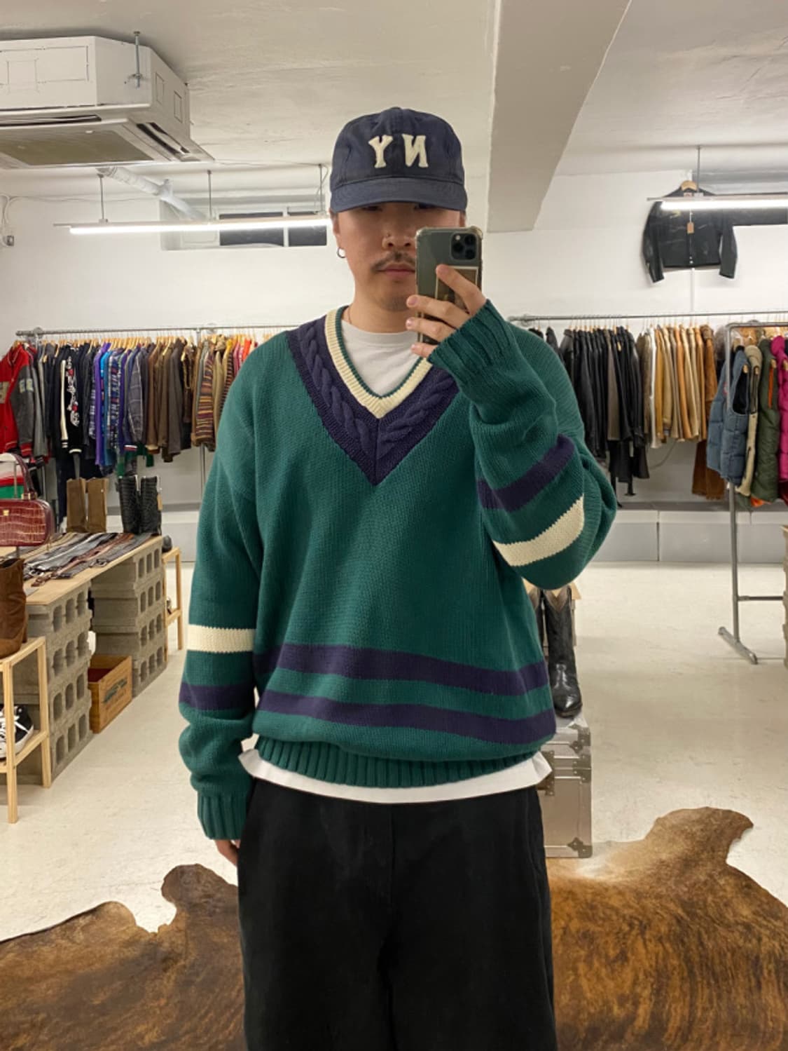 90's GAP cricket knit 90년대 올드갭 면 크리켓 니트 상품이미지8