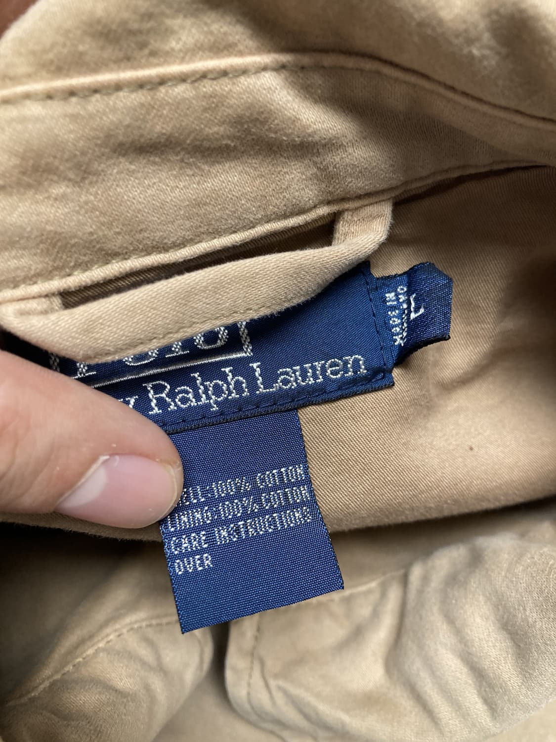 올드 폴로 블루라벨 노포니 드리즐러 자켓 상품이미지9