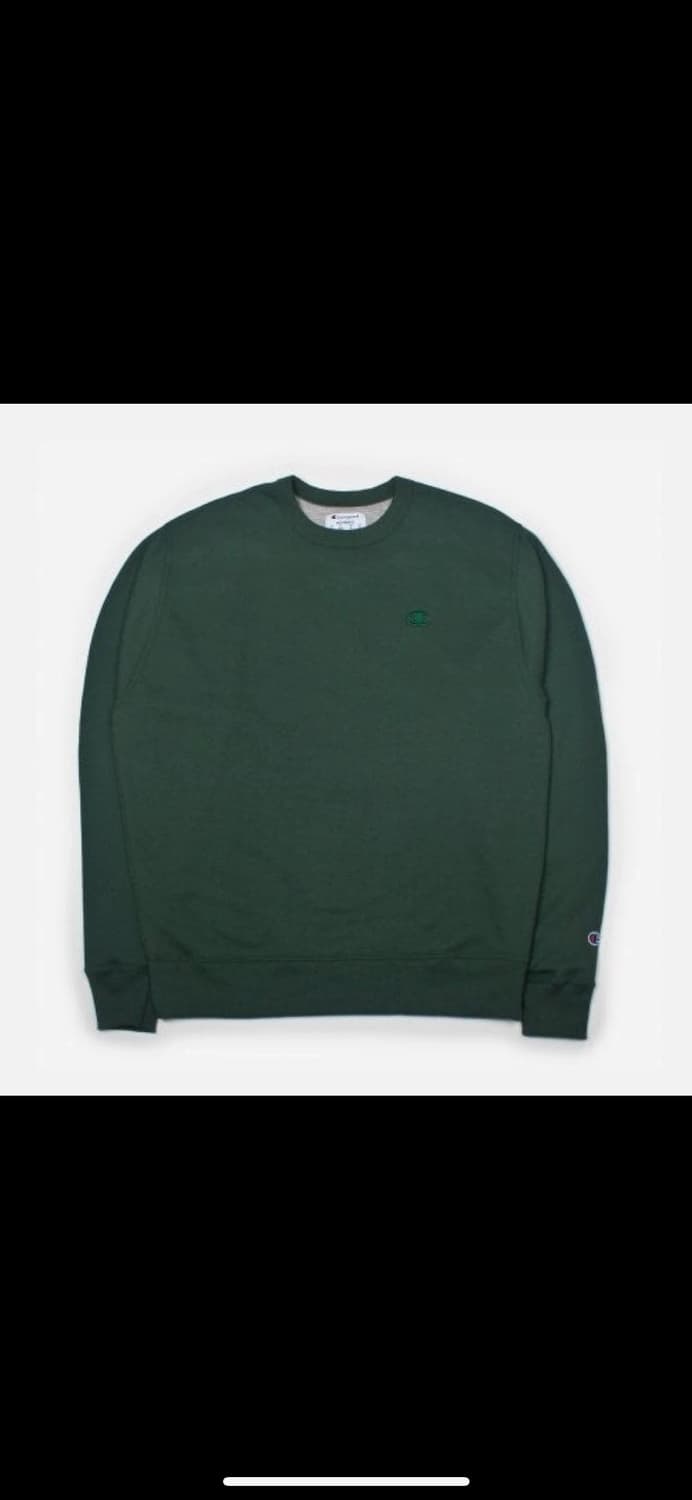 챔피언 맨투맨 그린 상품이미지1