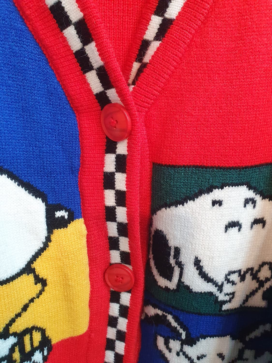 스누피 레드가디건 상품이미지4