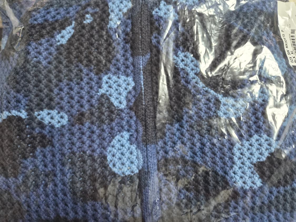 베이프 정품 XL 컬러 카모 크로쉐 샤크후드집업 상품이미지5