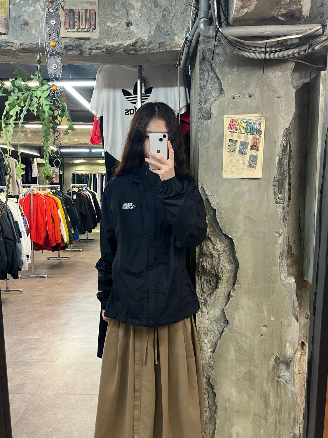 노스페이스 바람막이 블랙 M #csz1952 상품이미지2