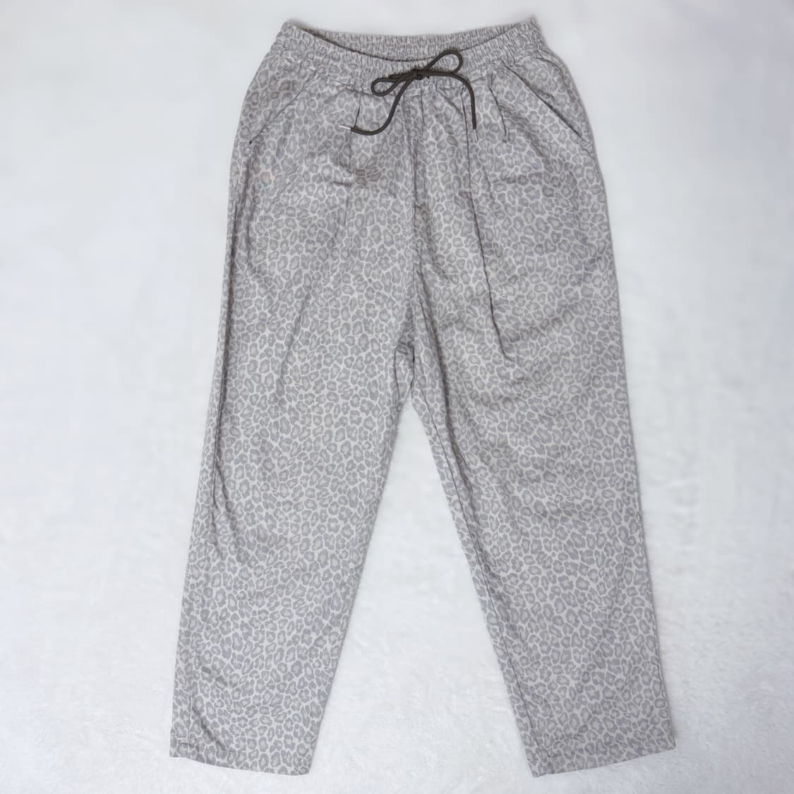 ichi 오네갸루 히메갸루 파스텔 레오파드 호피 와이드 팬츠≽^•⩊•^≼ 상품이미지2