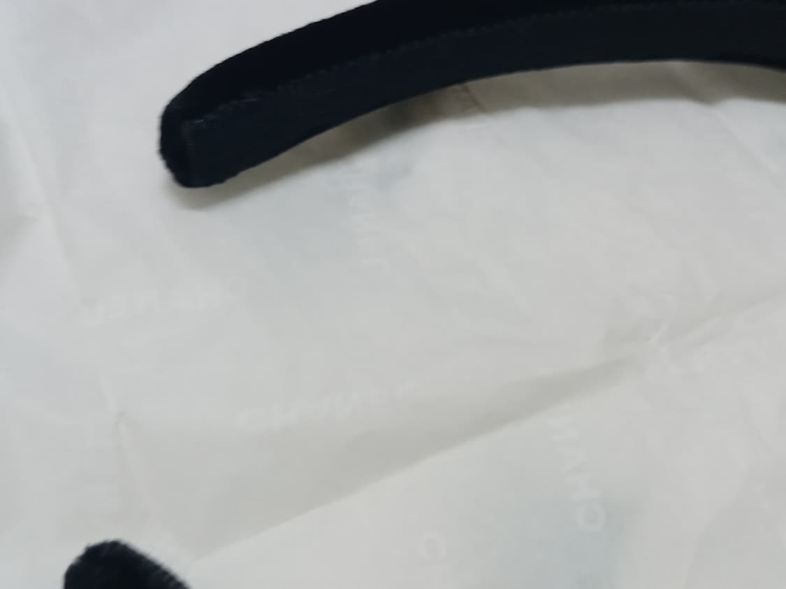 정품 샤넬 벨벳 헤어밴드 머리띠 상품이미지5