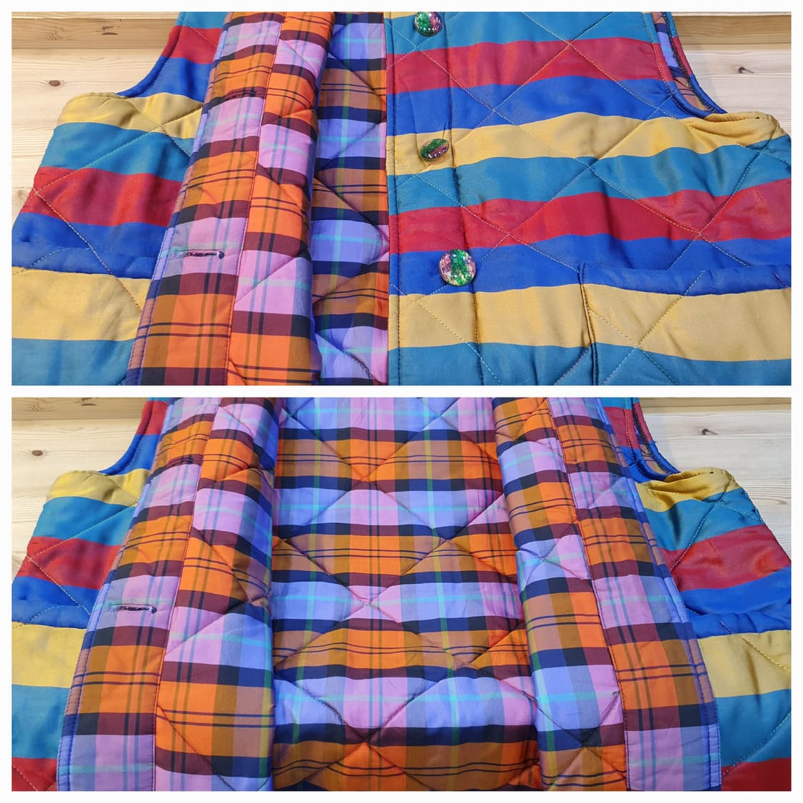 88.미쏘니 후드 퀼팅 베스트 상품이미지6