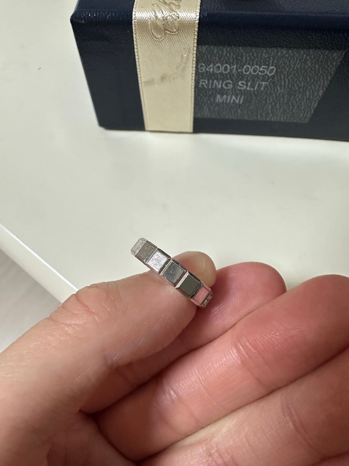 쇼파드 아이스큐브 1P 다이아 반지 7호 화이트골드 상품이미지6