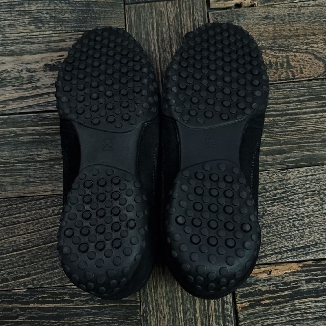 [야세] 스파이더 왁스 워싱 스웨이드 스니커즈 블랙 M17500 상품이미지7