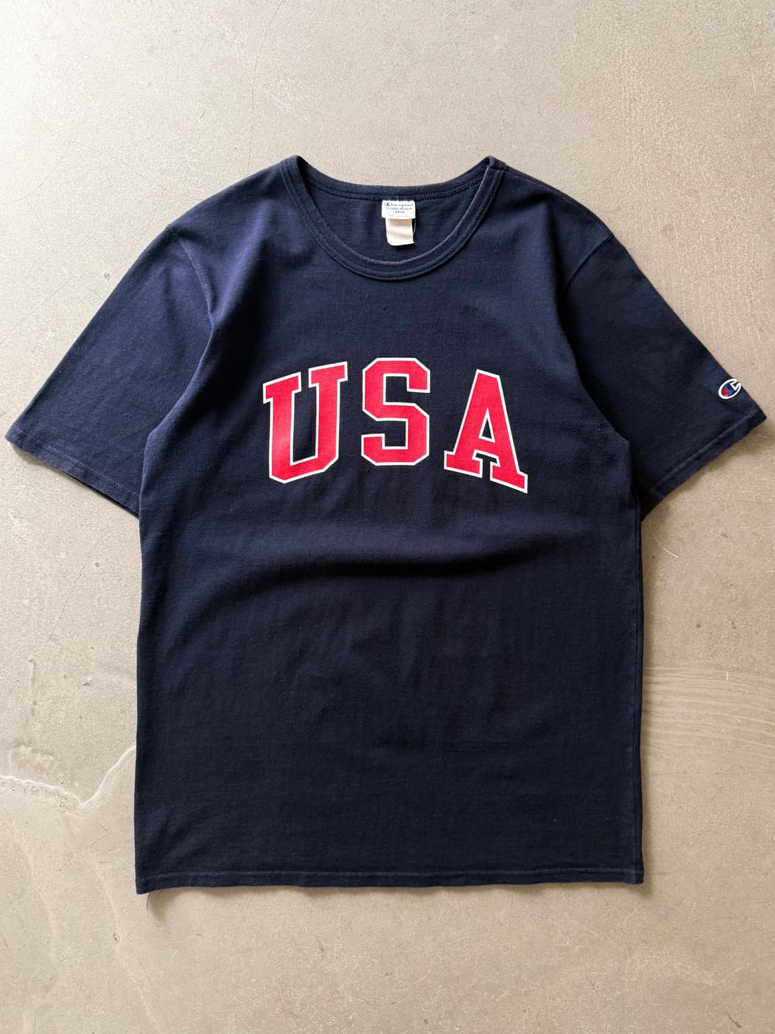 Champion Reverse Weave USA Logo T-Shirt 상품이미지1