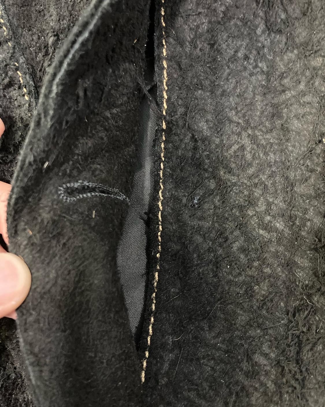 2000s 저스트 까발리 러프 레더 퍼 자켓 상품이미지9