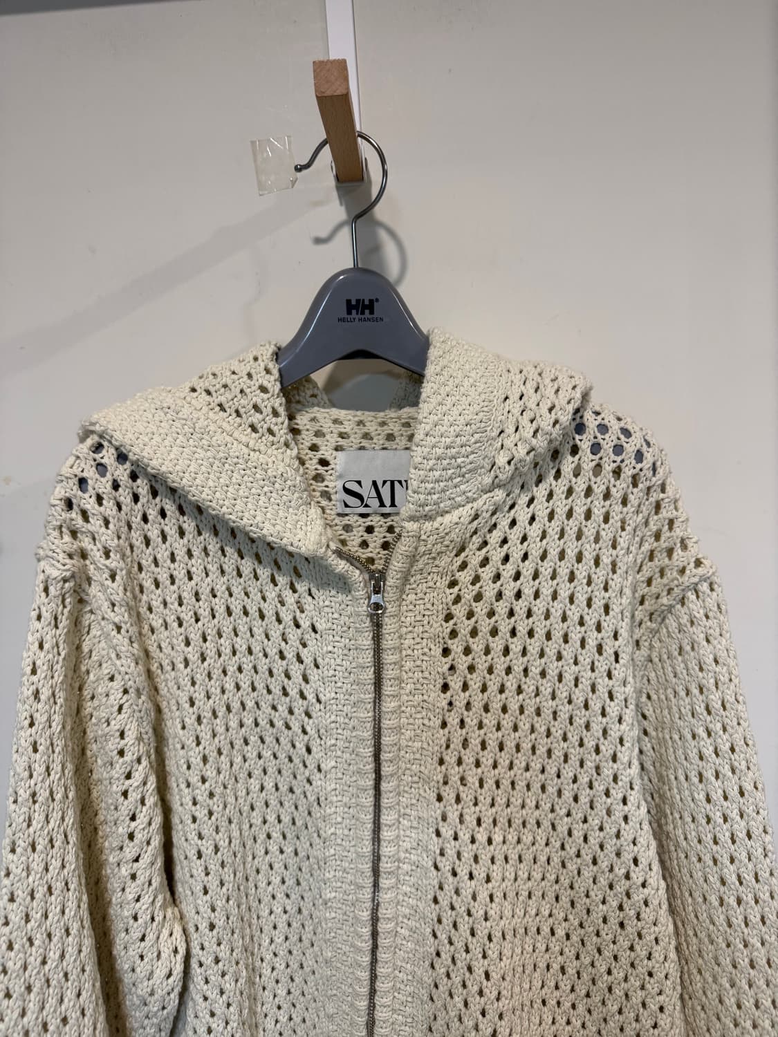 세터 헤비 코튼 메쉬 후드 집업 상품이미지5