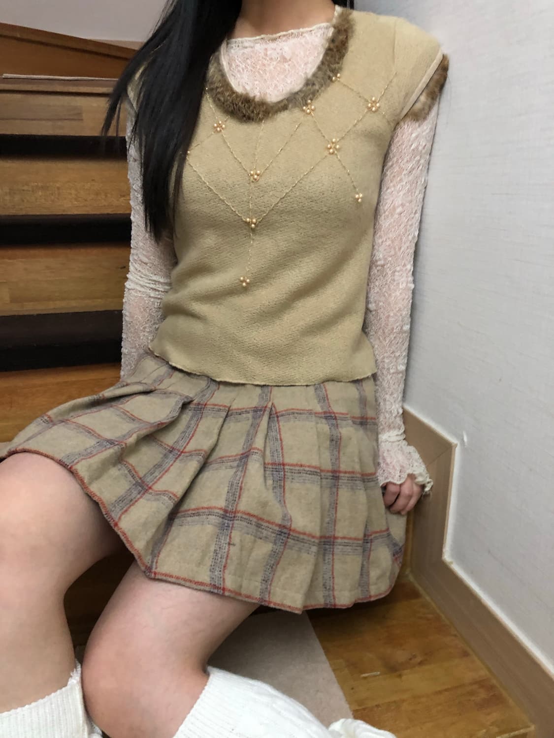 빈티지 베이지 코디셋(개별구매가능) 상품이미지6