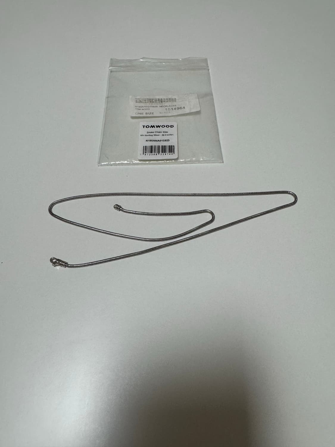 톰우드 스네이크 체인 목걸이 미친 가격에 판매합니다! 상품이미지2