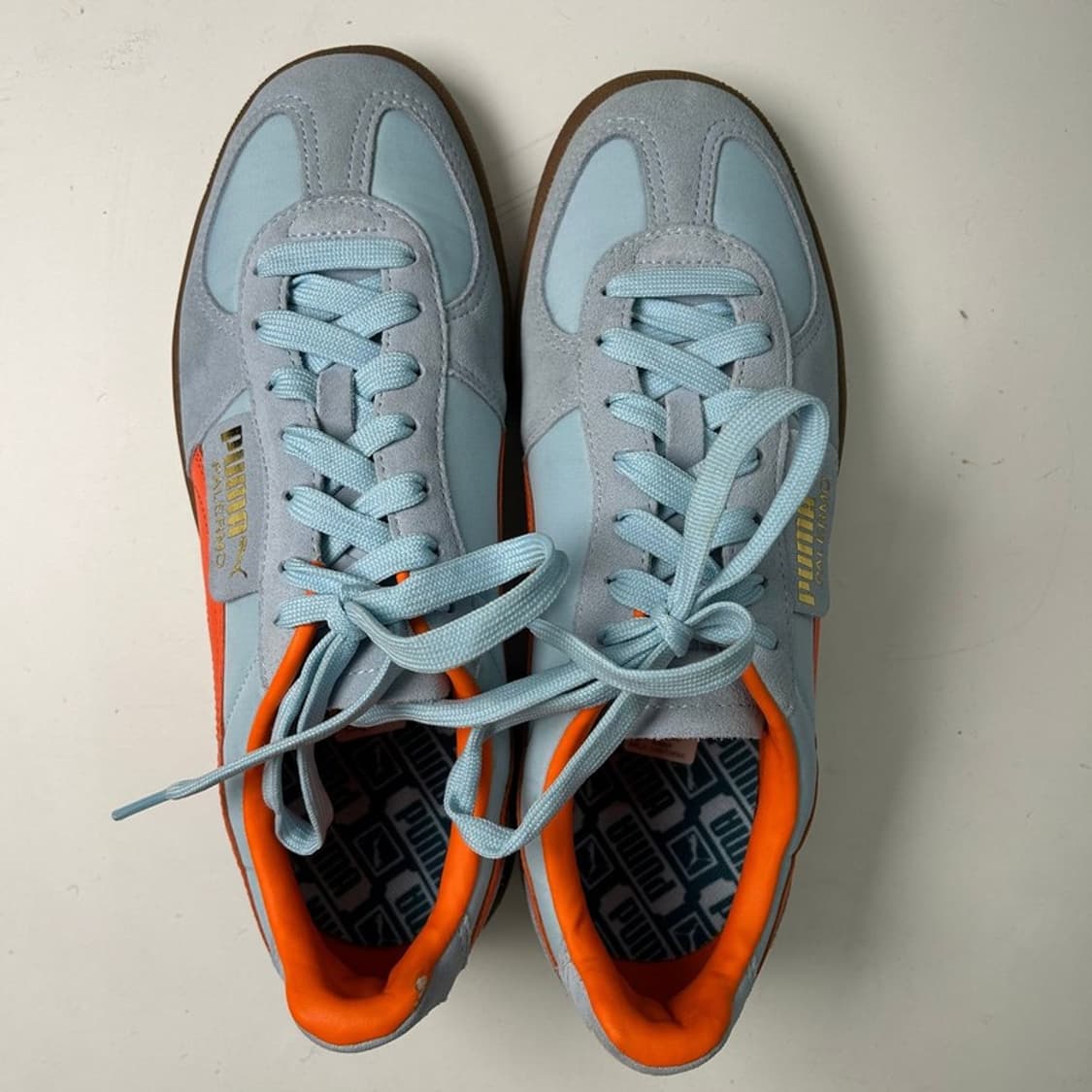 퓨마 팔레르모 OG 실버 스카이 카옌 페퍼 스니커즈 270 상품이미지5