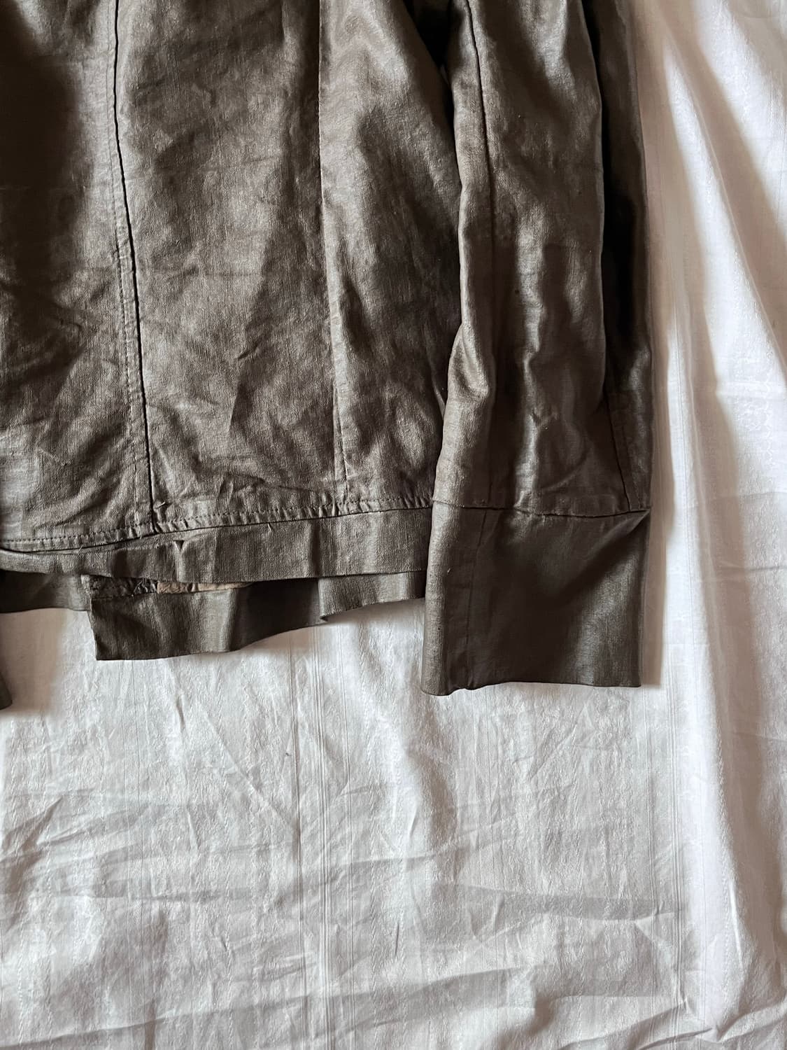 Asymmetrical High-Neck Coated Jacket 상품이미지7