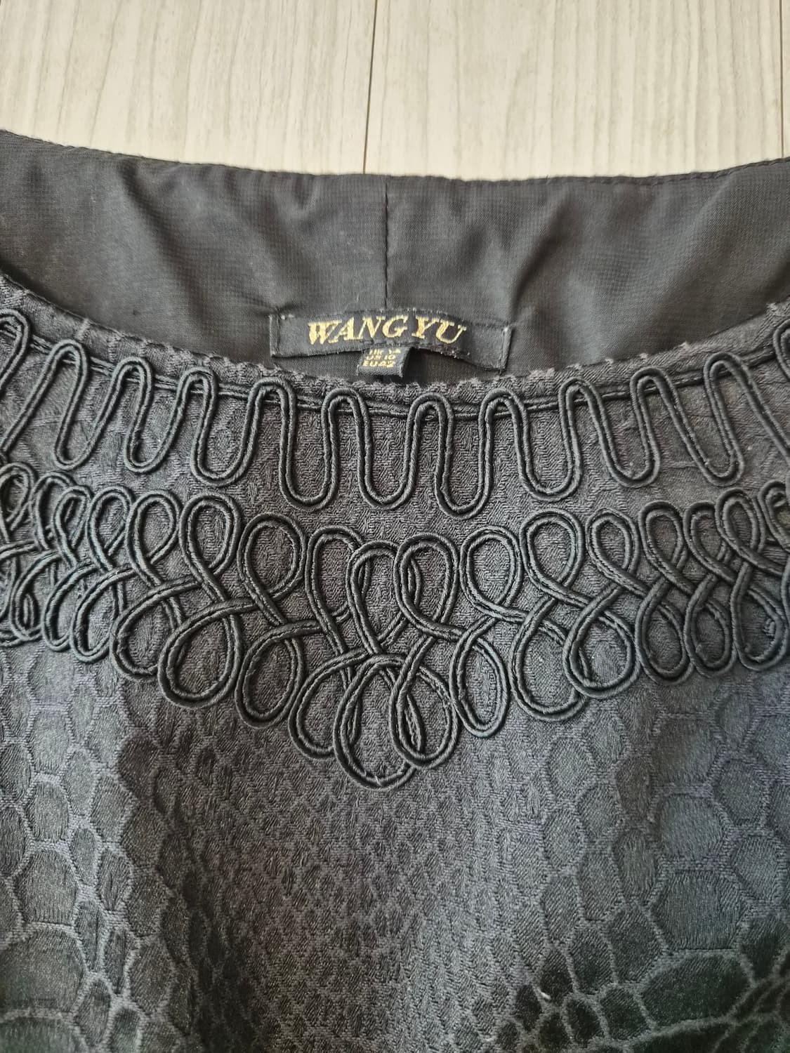 [디자이너 브랜드] WANG YU 입체 코딩 자수 럭셔리 원피스 상품이미지5