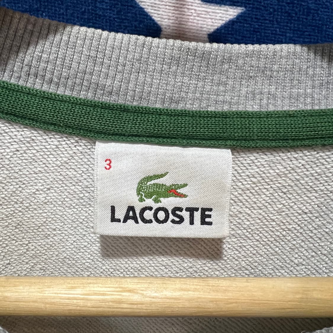 라코스테 맨투맨 그레이 상품이미지3