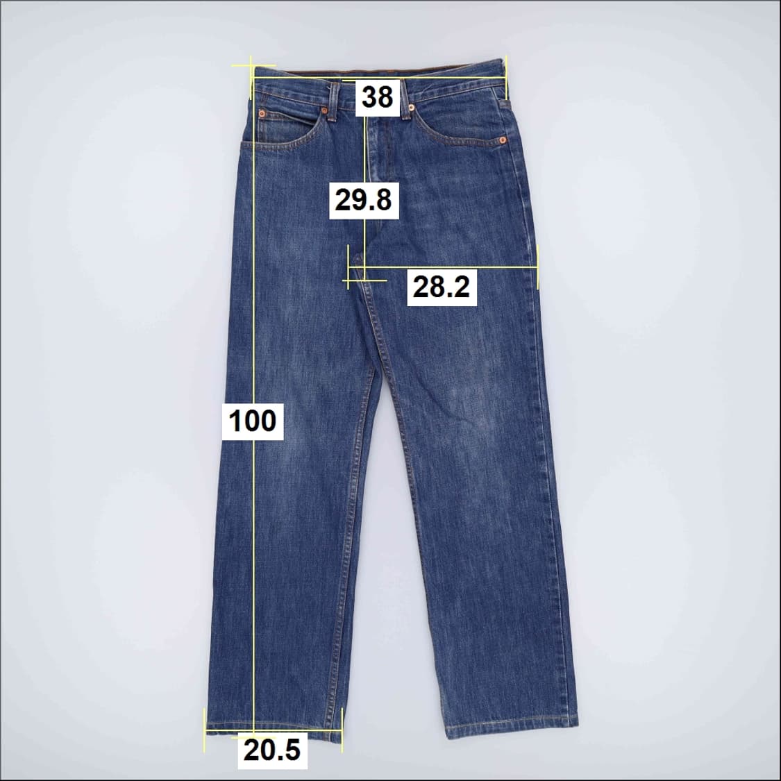 [30] 리바이스 206OT 오렌지탭 진청 데님 팬츠 청바지 4009 상품이미지10