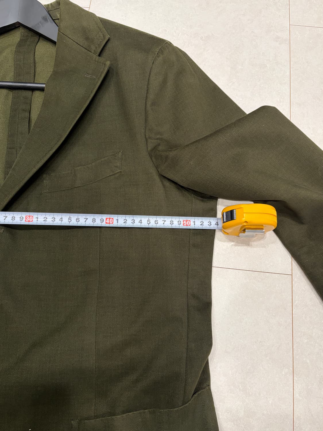 드레익스 올리브 코튼 셋업 수트 상품이미지4