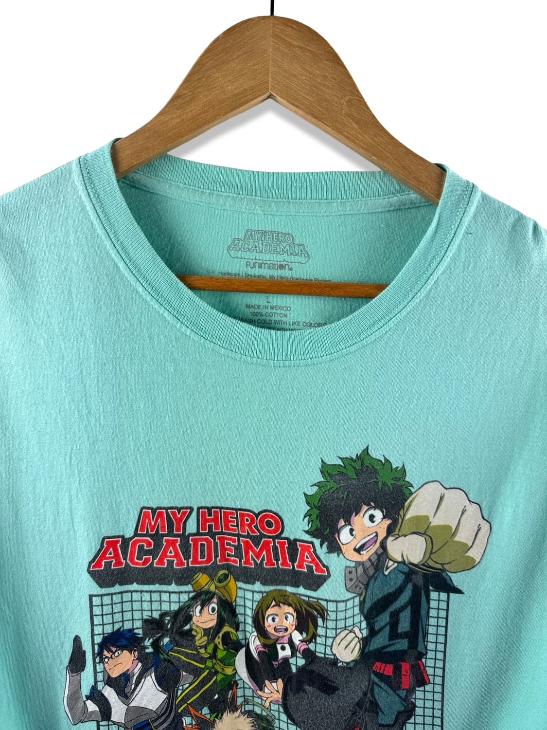 나의히어로아카데미아 오피셜 민트 티셔츠2042 상품이미지3