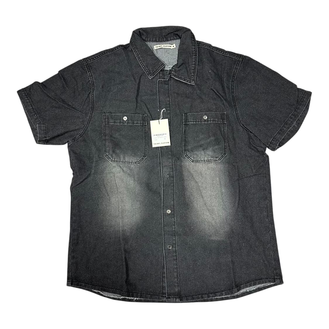 ✨ (바배) 디안티플랫폼 하프 데님 셔츠  상품이미지1