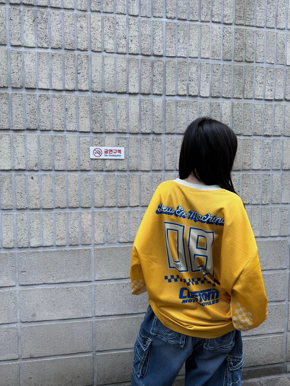 데우스 오버핏 매쉬 롱 슬리브 상품이미지9