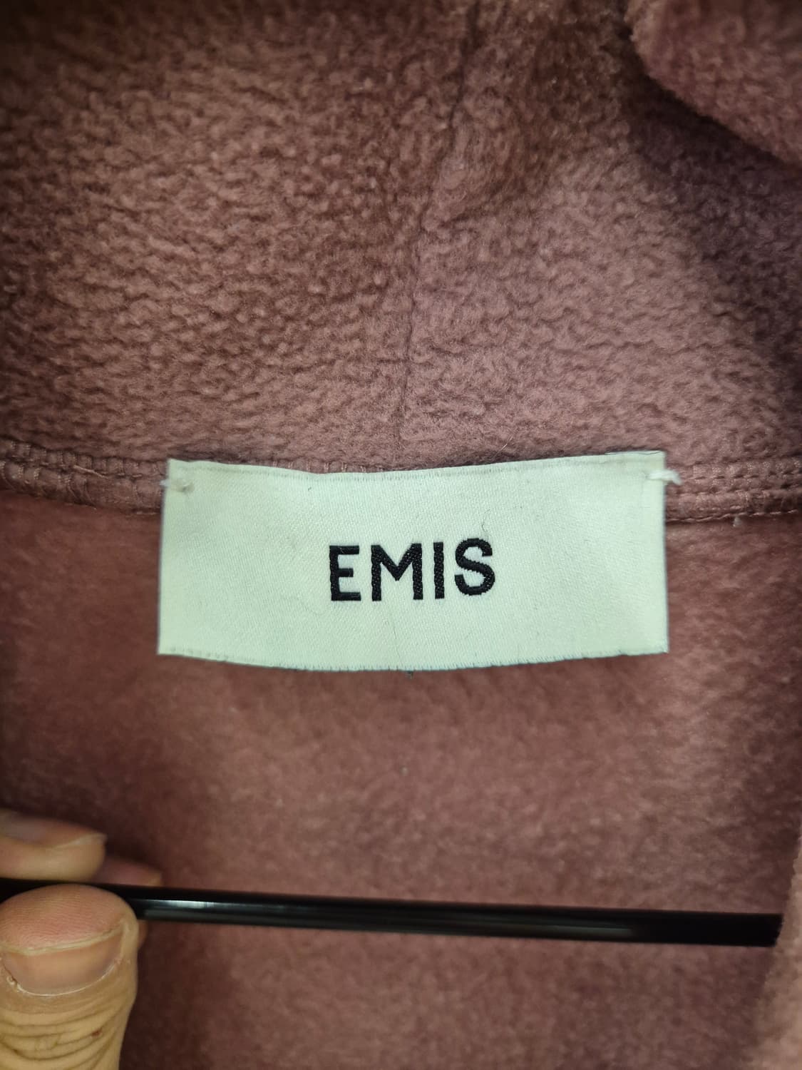 이미스 후리스 로브 가운 핑크 S 상품이미지6