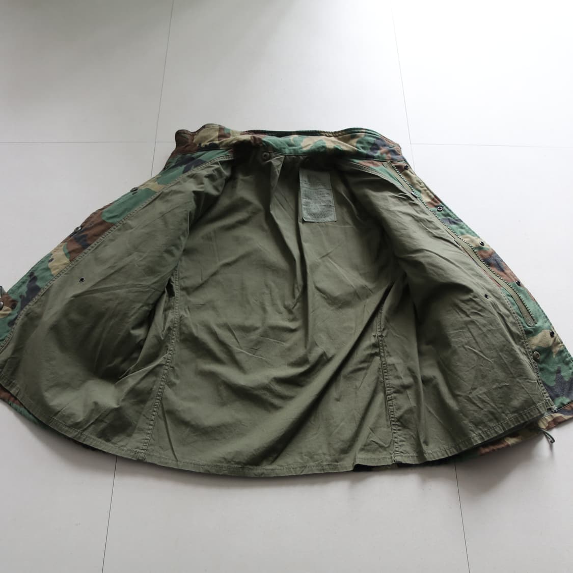 80s 미군 오리지널 우드랜드 M65 필드자켓 (M-S) 상품이미지7