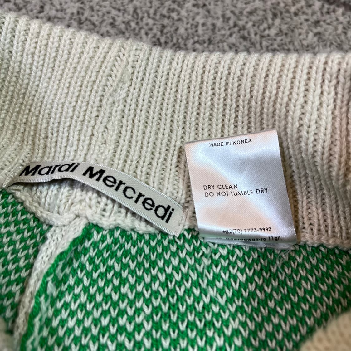 마르디 메크르디 플라워 니트 팬츠 상품이미지4