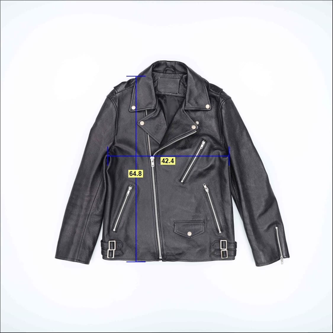 [L] 비바스튜디오 여성 가죽 라이더자켓 1231H1 상품이미지7