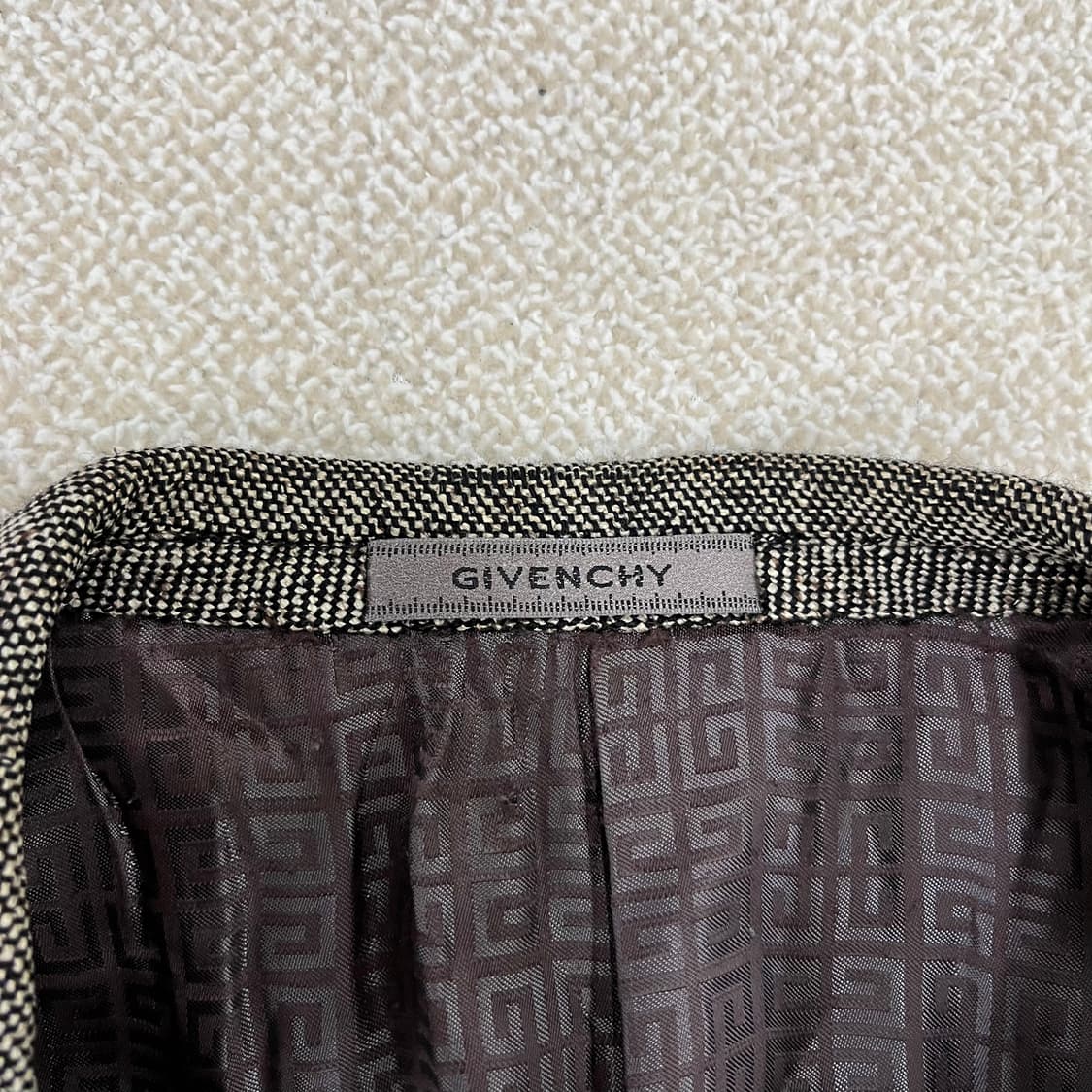 42R 지방시 헤링본 울 자켓 블레이져 0219M 상품이미지2