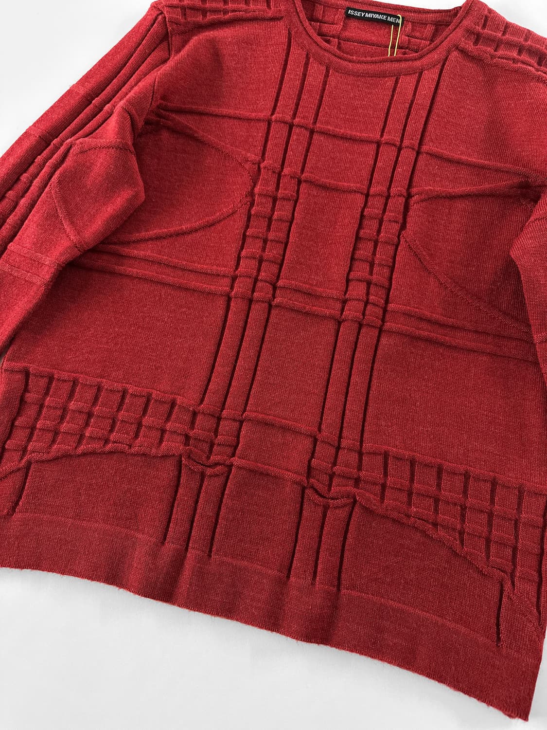 이세이 미야케 맨 텍스쳐 그리드 니트 스웨터 상품이미지7