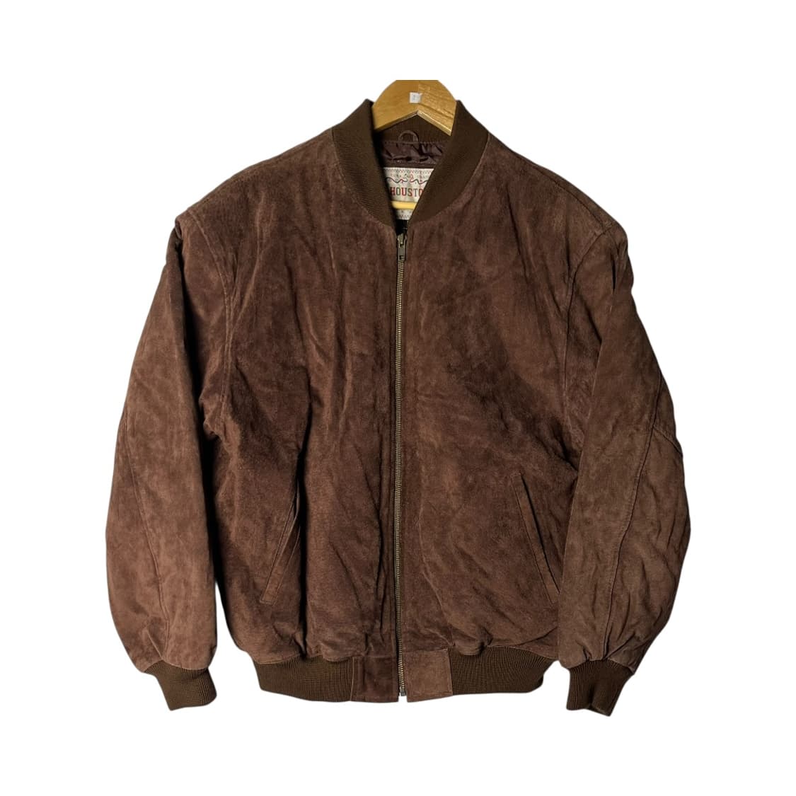 [Houston] 90's 휴스턴 재팬 돈피 스웨이드 봄버자켓 상품이미지1