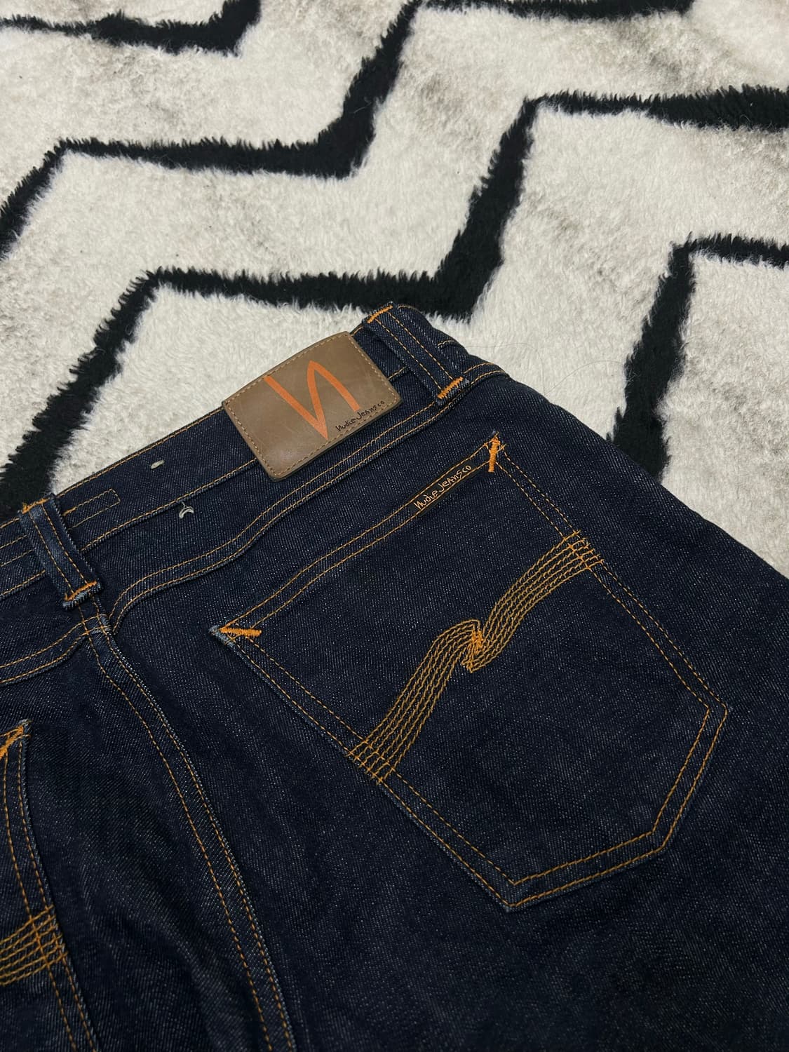 [31]누디진 롱존 데님팬츠/진청/스판 상품이미지1