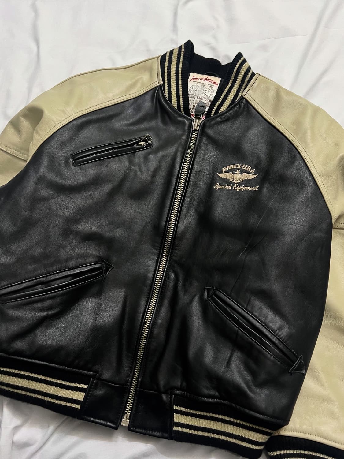 아비렉스 아이콘 가죽자켓 상품이미지7