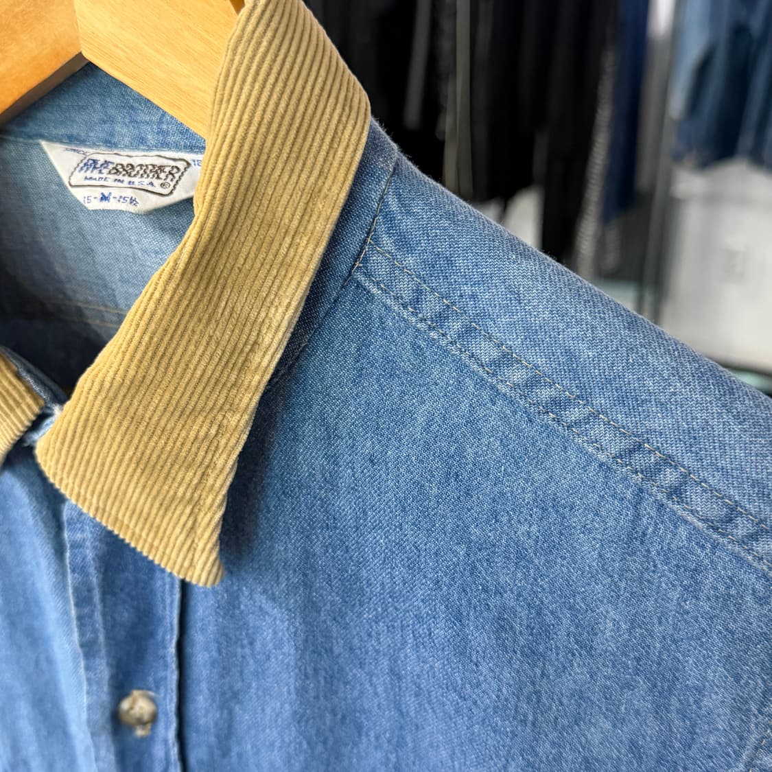 [M] 80s  FIVE BROTHER 데님셔츠 상품이미지3