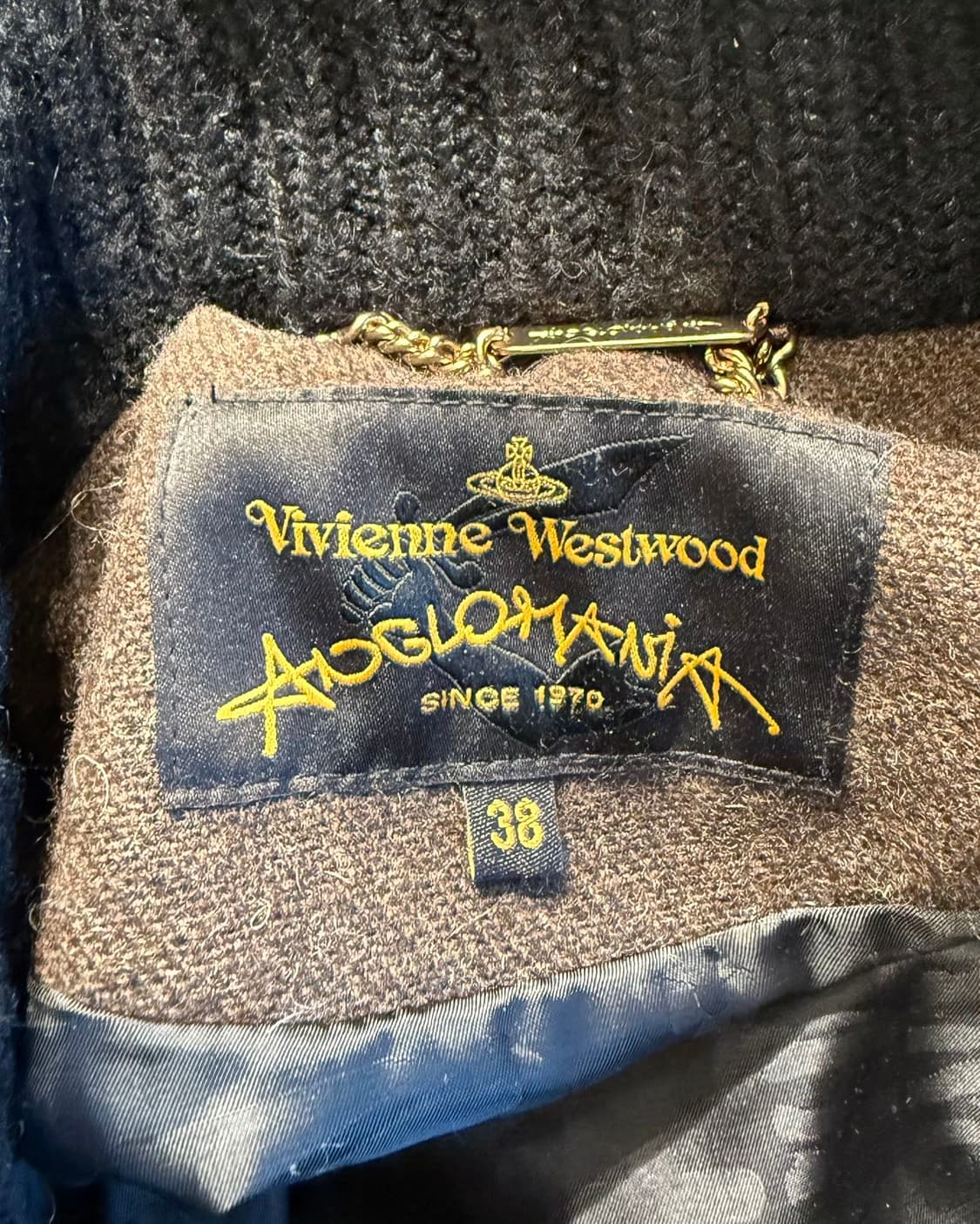 비비안웨스트우드 앵글로매니아 니트 하이넥 패디드 덕다운 점퍼 상품이미지8