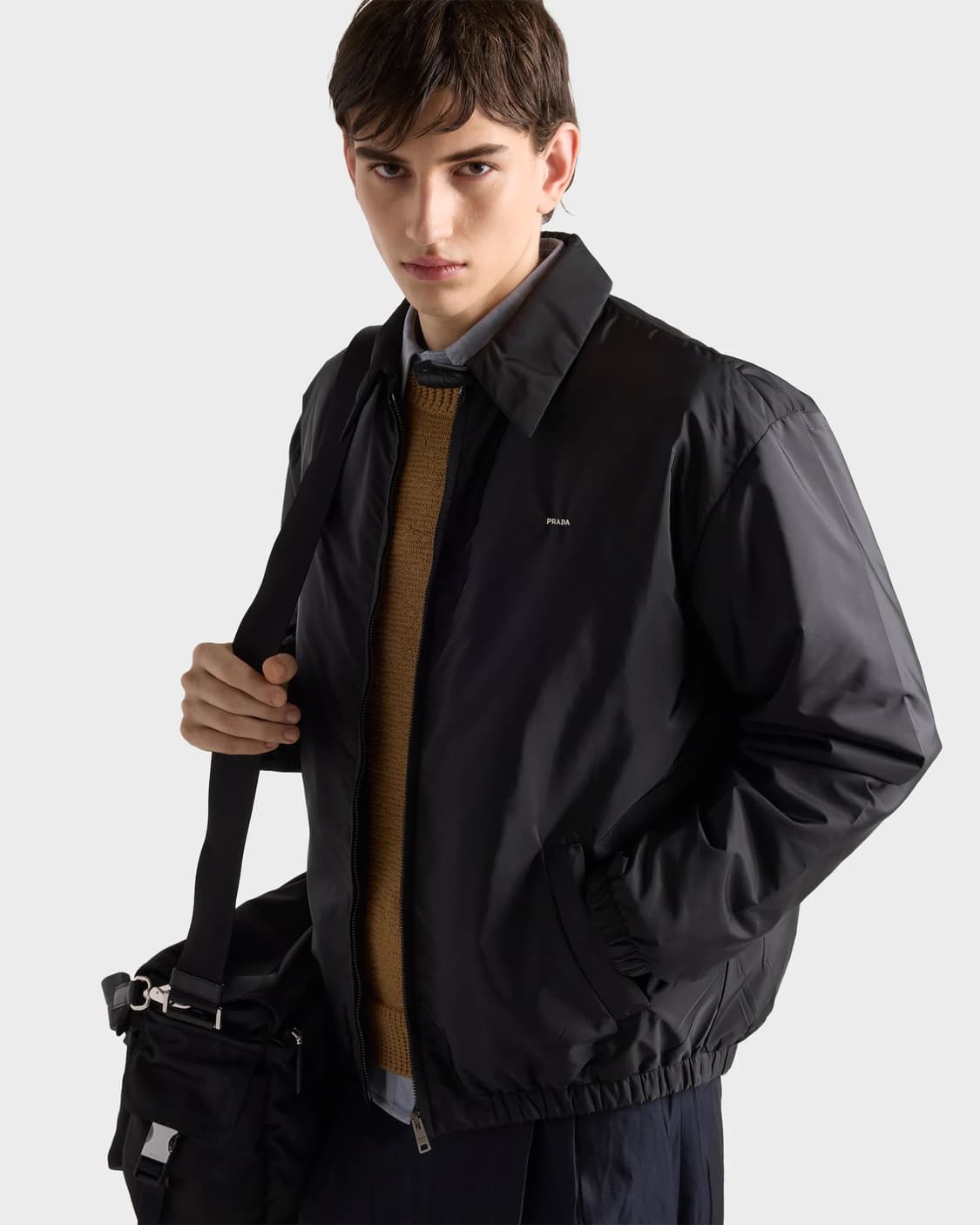 (새제품) 프라다 PRADA 리나일론 블루종 재킷 48 상품이미지6