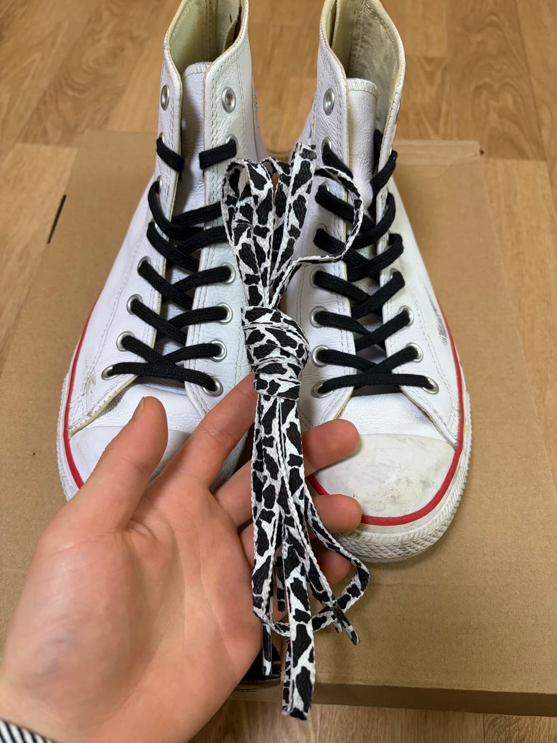 레더 화이트 지퍼 컨버스 270 상품이미지8