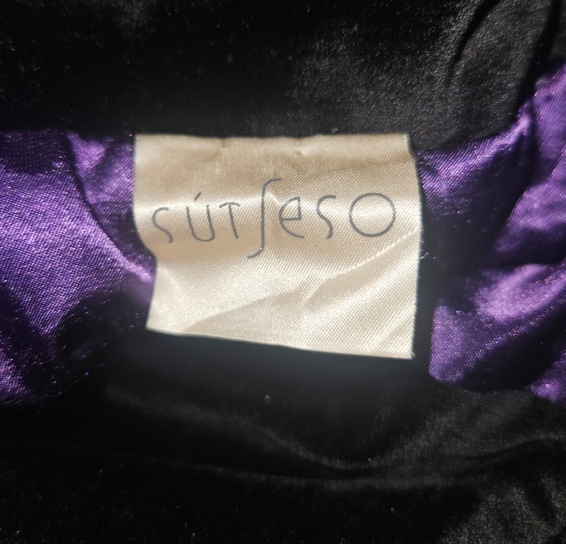 sutseso 공겜여주 히메 코듀로이 블랙 벨벳 자켓 상품이미지5